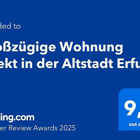 Grosszuegige Wohnung Direkt In Der Altstadt Erfurts Exterior photo
