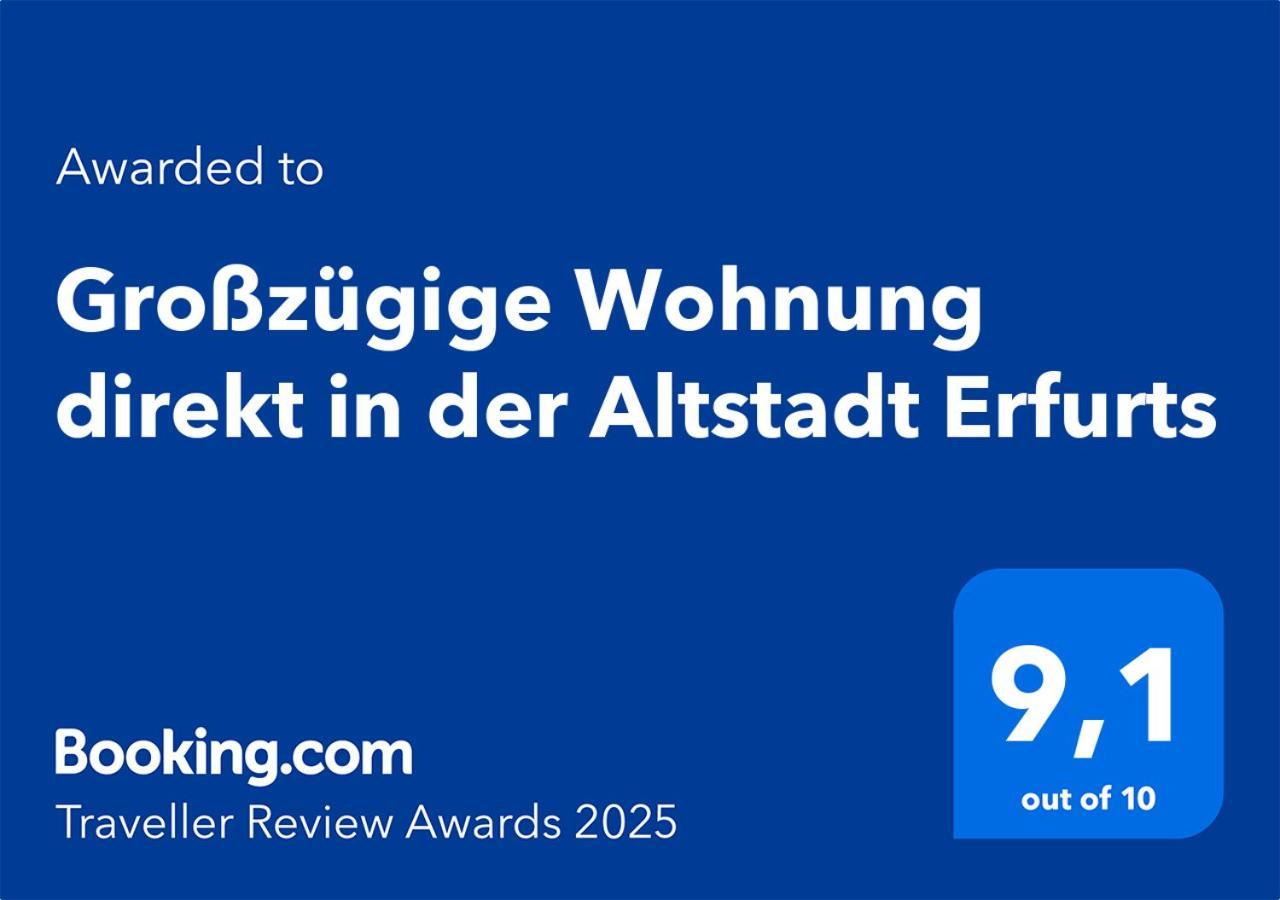 Grosszuegige Wohnung Direkt In Der Altstadt Erfurts Exterior photo
